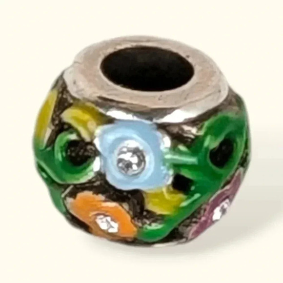 (2/$20) 8mm Brighton Flower Child Bead Charm - Picture 1 of 5